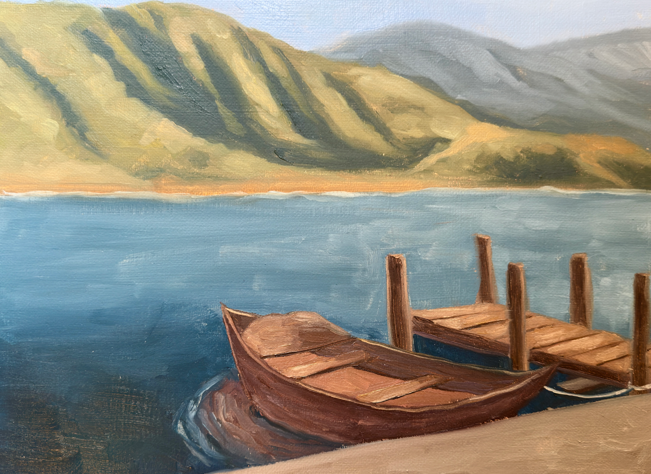 A Day on the Lake Print